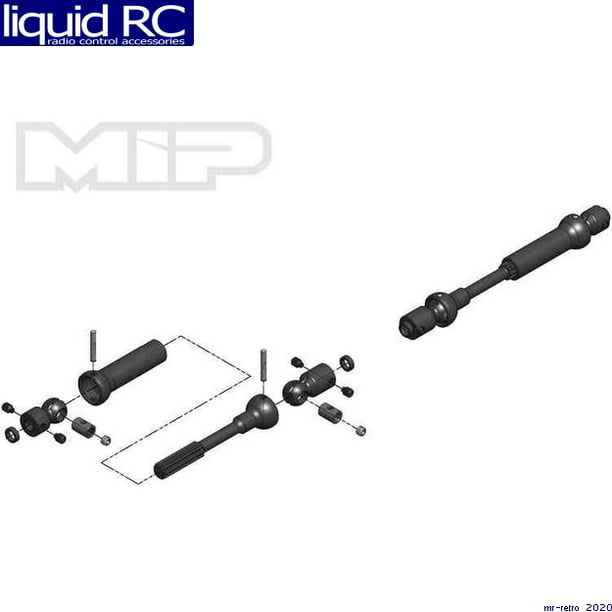 MIP 18160 X-Duty Center Drive Kit 115 to 140mm w// 5mm Hubs SCX10